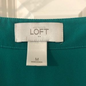 LOFT Tops - Teal bell sleeve loft top LOFT Tops - Teal bell sleeve loft top